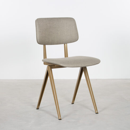 S16 Chair with Arm Pearl Gold / Bisque | Galvanitas Compass Collection